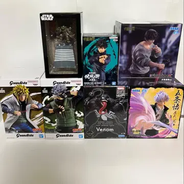 인기 애니메이션 프라이스 피규어 묶음 판매 주술회전 나루토 외 총 7체