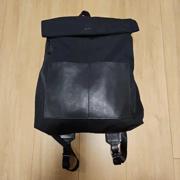 에네스베 블랙 롤탑 백팩