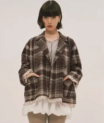 loin nuit 로완뉴이 프릴 레이어드 디자인 자켓