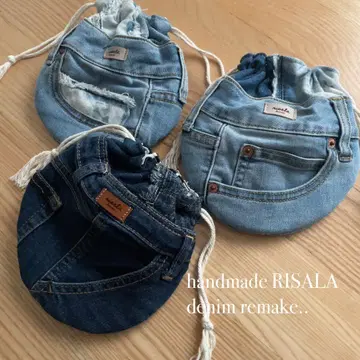 데님 리메이크 복조리 3세트