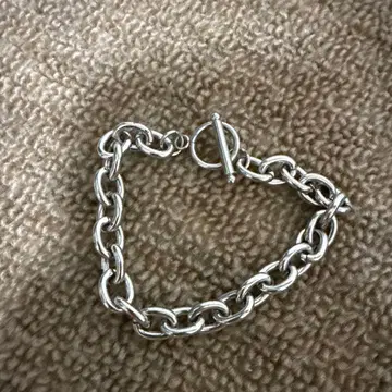 실버 체인 팔찌