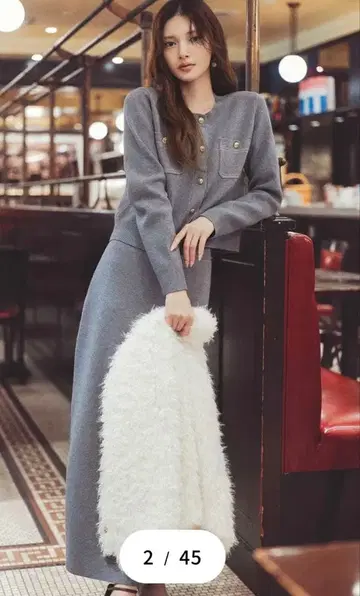 프로포션 바디 드레싱 이번 시즌 완판 스티치 니트 셋업