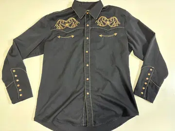 Scully 웨스턴 셔츠 블랙 (빈티지)