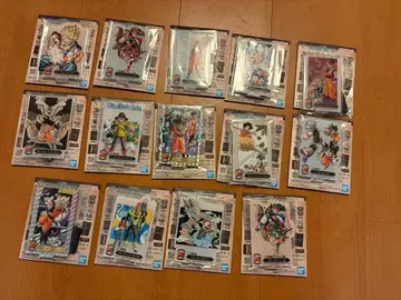 1번 복권 드래곤볼 F상 아크릴 홀로 가공 손오공 손오반 미개봉 14개