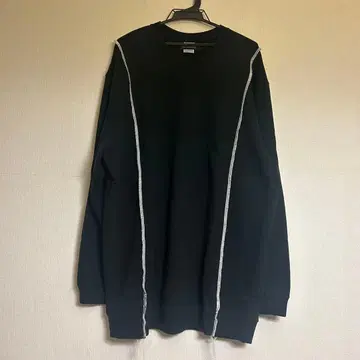 NOT CONVENTIONAL 블랙 트레이닝복 사이드 스티치