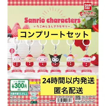 산리오 캐릭터즈 딸기 표시 액세서리 컴플리트