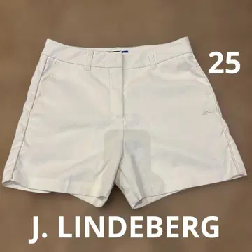 J. LINDEBERG 여성용 골프 팬츠 25 화이트
