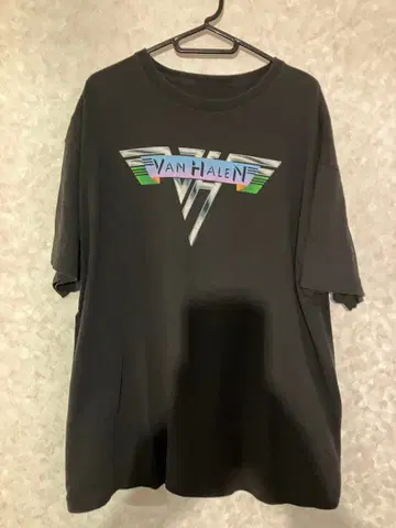 구제 의류 Van Halen 밴 헤일런 밴드 티셔츠 XL 블랙 Y2K