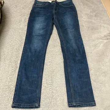 roshell 다크 블루 스키니 데님