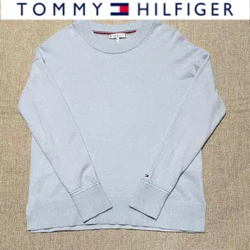 타미힐피거 자수 로고 니트