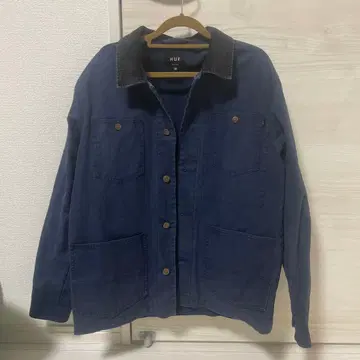 HUF 네이비 커버올 M 사이즈