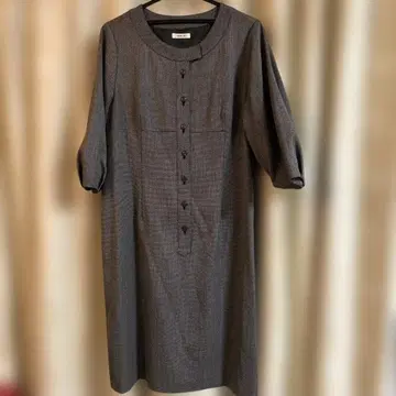 하운드투스 체크 포원 소매 원피스 23호 빅 사이즈