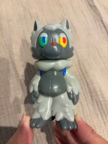 아라이 키리코 늑대군 소프트 비닐 게임 컬러 그레이