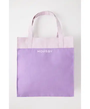 MOUSSY 라벤더 핑크 토트백