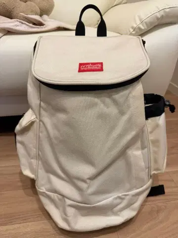 맨하탄 포티지 BEAMS 아이보리 백팩