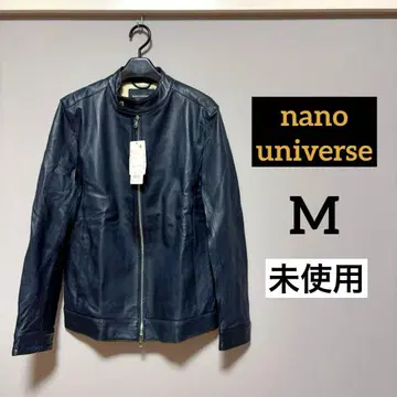 나노 유니버스 싱글 라이더 자켓 새상품 네이비 M