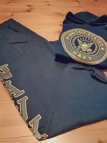 80s 90s 소피 미국 해군 맨투맨 셋업