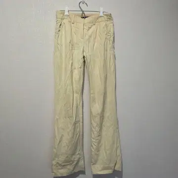 theory 베이지 슬랙스 스트레치 팬츠 바지 울