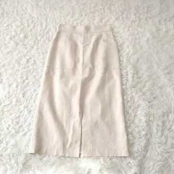 슬로브 이에나 SLOBE IENA 롱 스커트 베이지 36 일본제