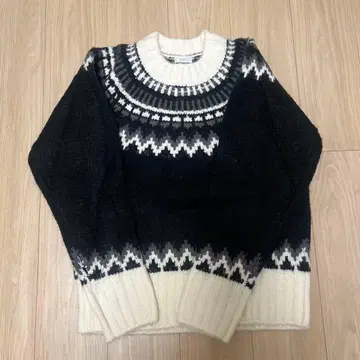 로리즈팜 노르딕 니트 풀오버 LS 니트