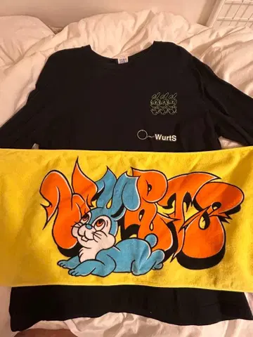 WurtS 굿즈 세트 롱T(XL) 키링 타월