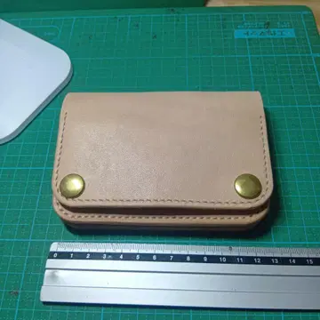 숏 트래커 지갑 핸드메이드