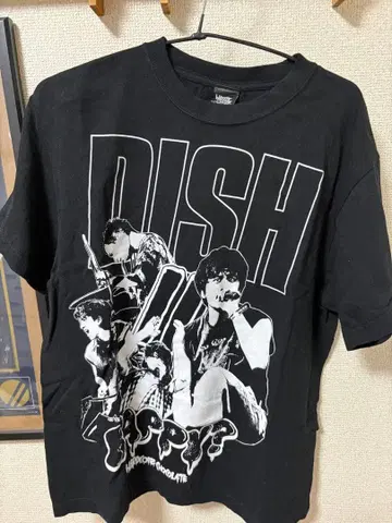 DISH// 반팔 티셔츠 HAPPY M 사이즈