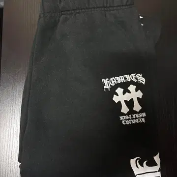 HOMIES 크로스 스웨트 팬츠 L 사이즈 블랙