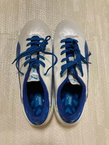 푸마 축구화 파랑 스파이크