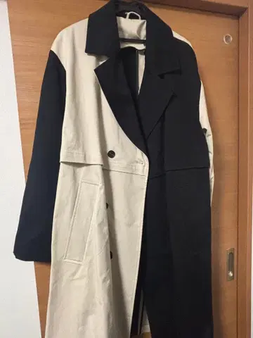 ZARA 블록 컬러 트렌치코트