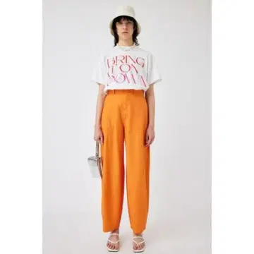 moussy WORK COCOON 팬츠 새상품 오렌지