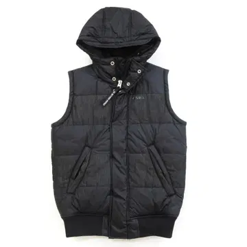[ G-STAR RAW ] 지스타 절개 후드 부착 충전솜 베스트 0183