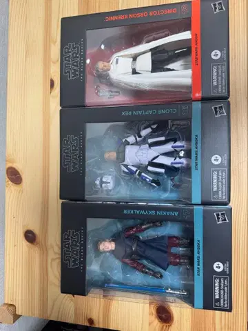 스타 워 피규어 3체 세트