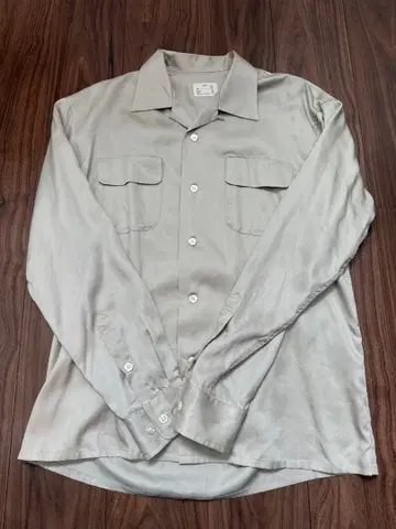 Pablo vinci 오픈 카라 셔츠