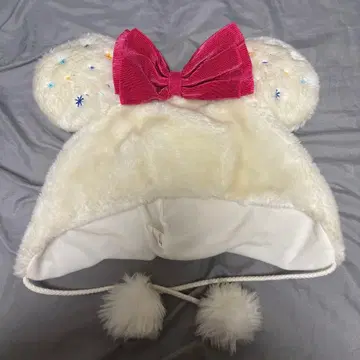 디즈니 팬캡 25주년 미니 미키 화이트 레드 24시간 이내 배송