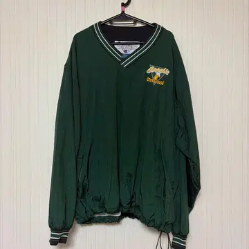 Champion 다크 그린 나일론 자켓 L 사이즈