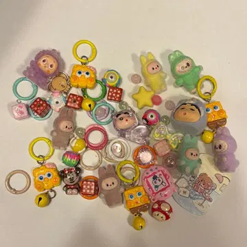 러브브 데코 부품 비즈 키링 labubu