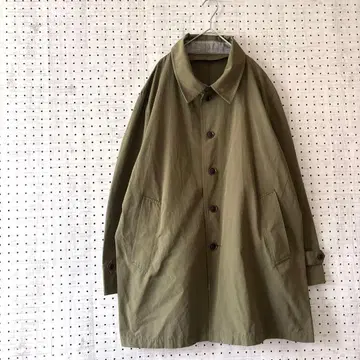 스텐카라 코트 오버 사이즈 코튼 혼방 (3L) 카키 계열 빅 사이즈