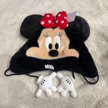 미니 마우스 귀도리 모자 미사용 새상품 택 포함 즉시 발송