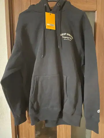 GRIP SWANY 블랙 후드티 L 사이즈