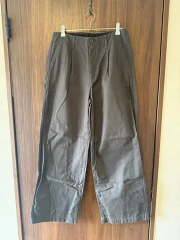 무인 그레이 와이드 팬츠 L 사이즈