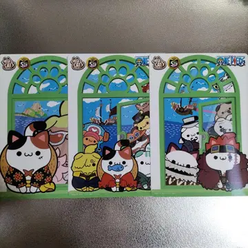 원피스 MEGA CAT 냥피스냥 책받침 배포물