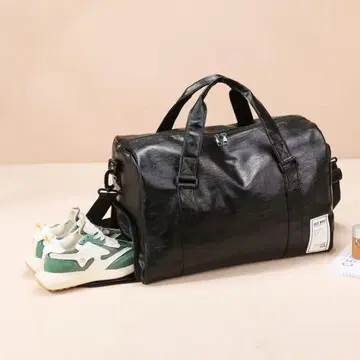 ZUZ BAG 대용량 보스턴 백 인조 가죽 숄더 포함