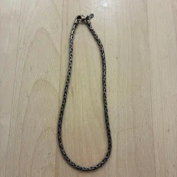 실버 트위스트 체인 목걸이 BICO