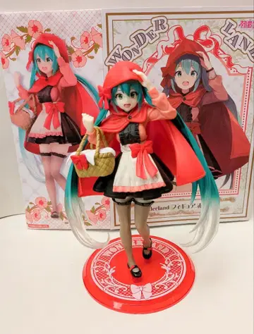 하츠네 미쿠 Wonderland 피규어 빨간 망토