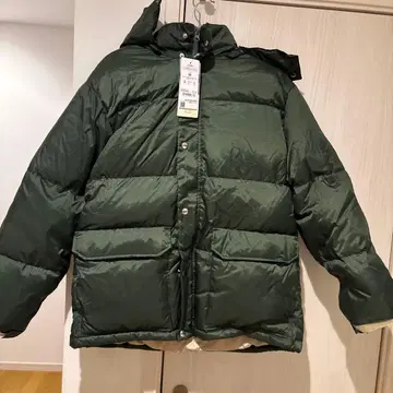 CAMP7 레트로 다운 자켓 M 그린