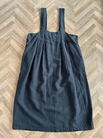 nestRobe 블랙 린넨 원피스