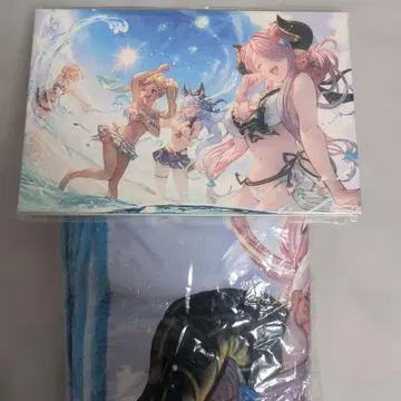 미사용 새상품 그랑블루 판타지 리링크 담요 캔버스 보드