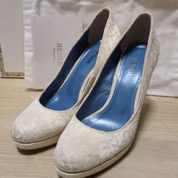 BENIR 웨딩 신발 22.5cm 힐 12cm