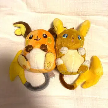 자석으로 붙는 페어 마스코트 니타모노도우시 라이츄 & 알로라 라이츄